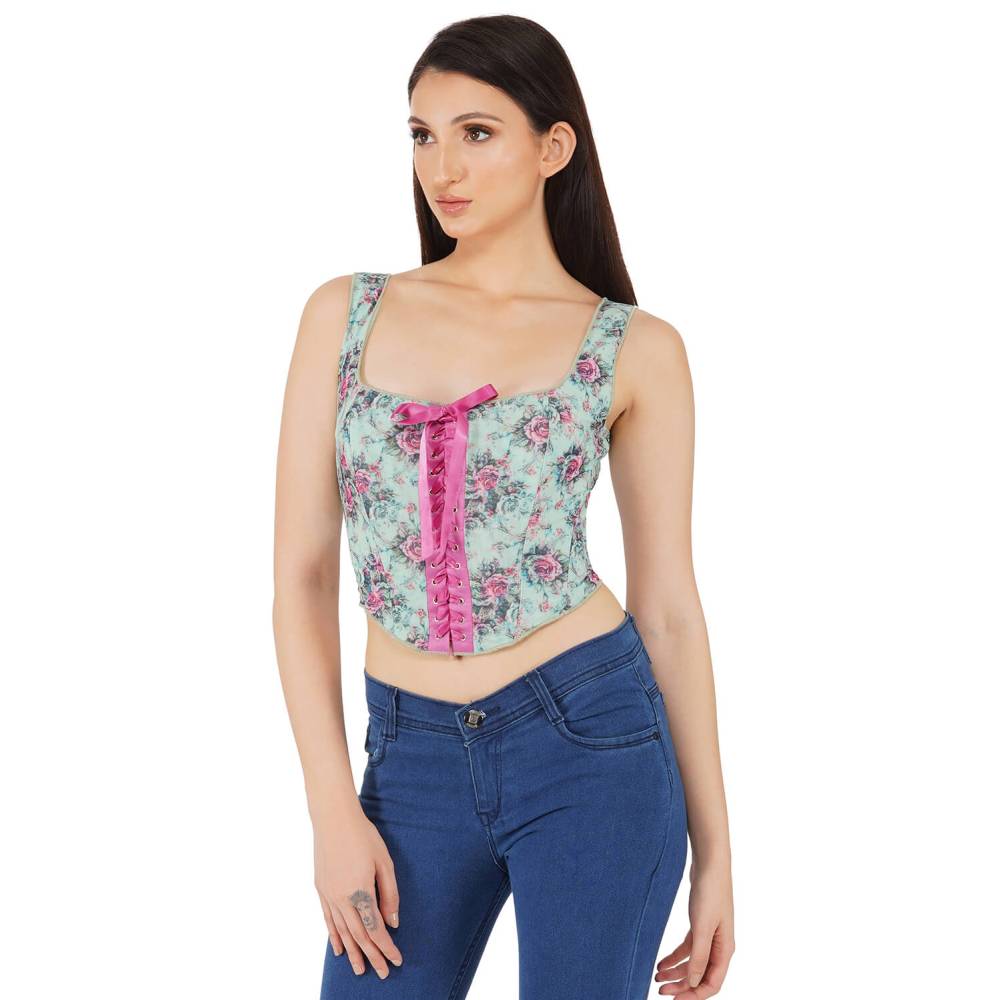 Attitude Corsets - Meghan Haut corset - Multicolore